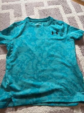 Under Armour Teal Short Sleeve Performance Tee for Kids